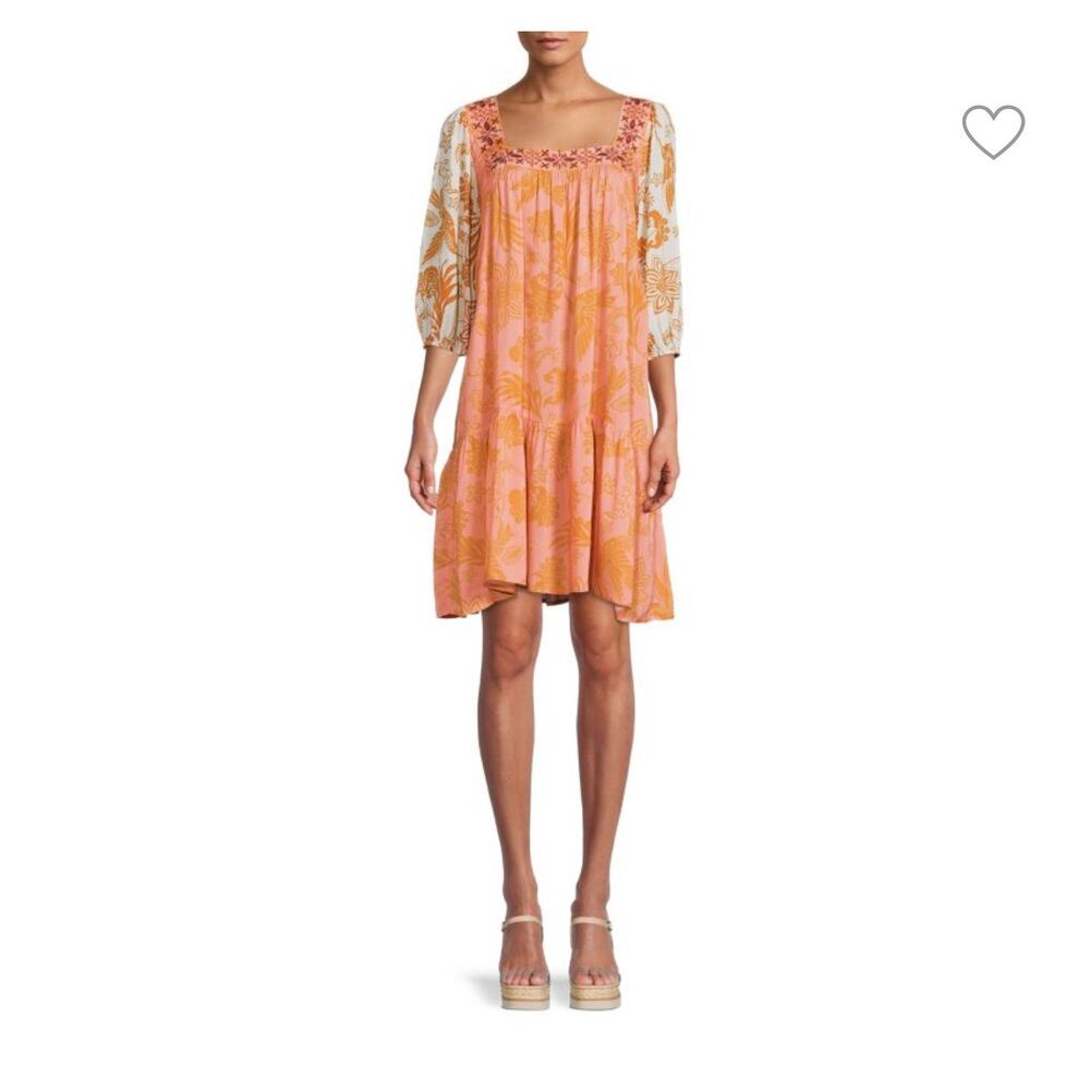 Johnny Was Kalik floral shift Dress sz xs